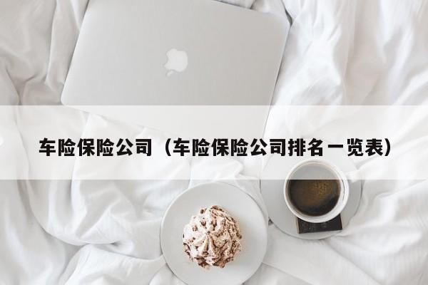 车险保险公司（车险保险公司排名一览表）