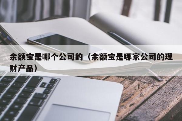 余额宝是哪个公司的（余额宝是哪家公司的理财产品）