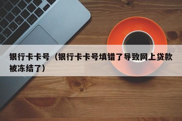 银行卡卡号（银行卡卡号填错了导致网上贷款被冻结了）