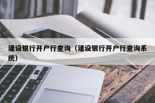 建设银行开户行查询（建设银行开户行查询系统）