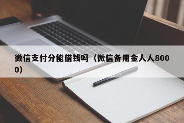 微信支付分能借钱吗（微信备用金人人8000）