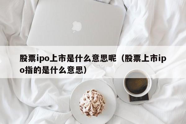 股票ipo上市是什么意思呢（股票上市ipo指的是什么意思）