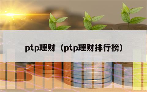 ptp理财（ptp理财排行榜）