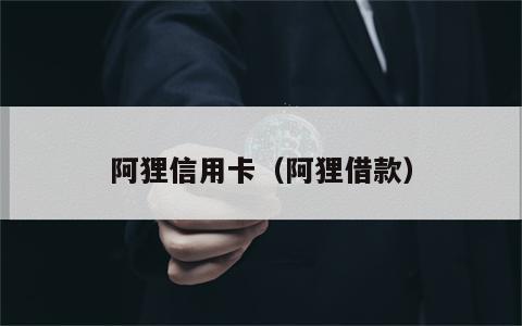 阿狸信用卡（阿狸借款）