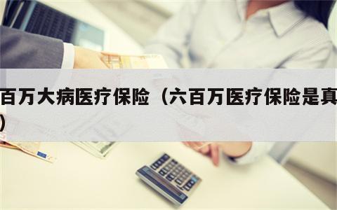 六百万大病医疗保险（六百万医疗保险是真是假）