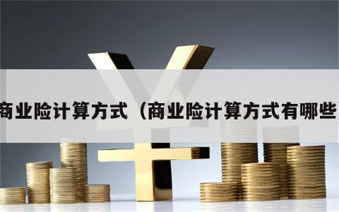 商业险计算方式（商业险计算方式有哪些）