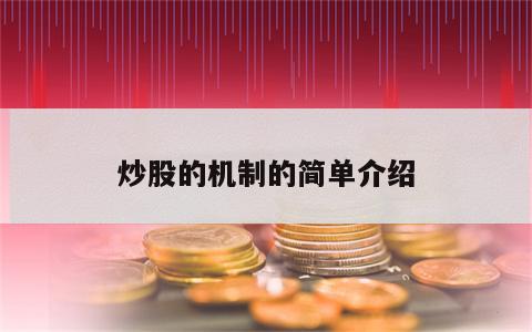 炒股的机制的简单介绍