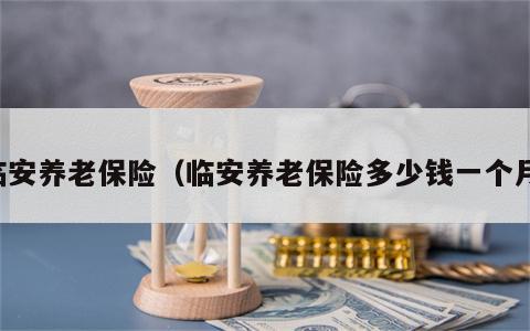 临安养老保险（临安养老保险多少钱一个月）