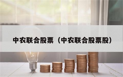中农联合股票（中农联合股票股）