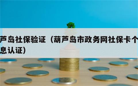 葫芦岛社保验证（葫芦岛市政务网社保卡个人信息认证）