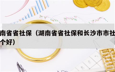 湖南省省社保（湖南省省社保和长沙市市社保哪个好）