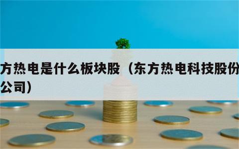 东方热电是什么板块股（东方热电科技股份有限公司）