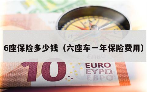 6座保险多少钱（六座车一年保险费用）