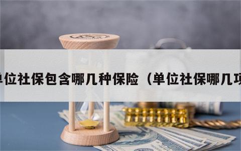 单位社保包含哪几种保险（单位社保哪几项）