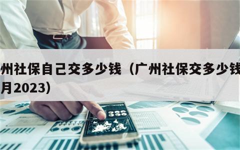 广州社保自己交多少钱（广州社保交多少钱一个月2023）