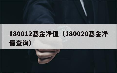 180012基金净值（180020基金净值查询）