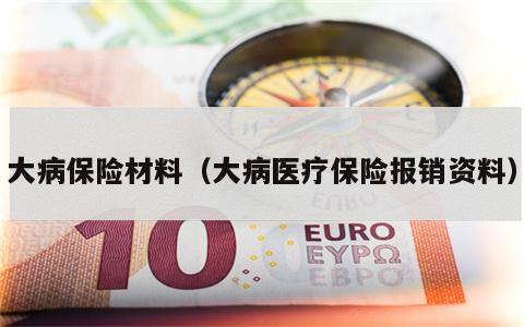 大病保险材料（大病医疗保险报销资料）