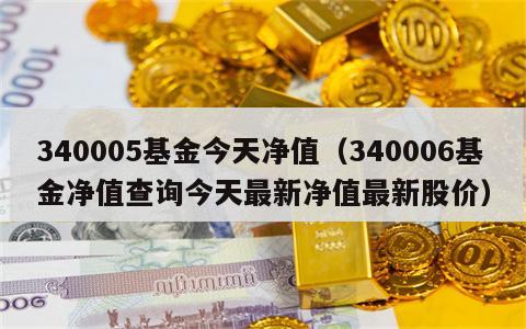 340005基金今天净值（340006基金净值查询今天最新净值最新股价）