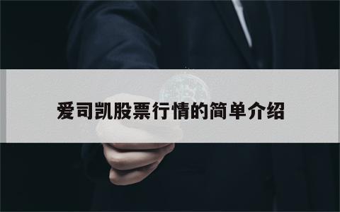 爱司凯股票行情的简单介绍