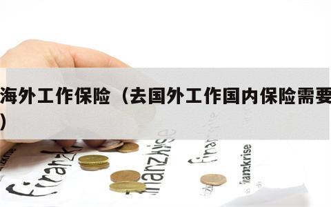买海外工作保险（去国外工作国内保险需要交吗）
