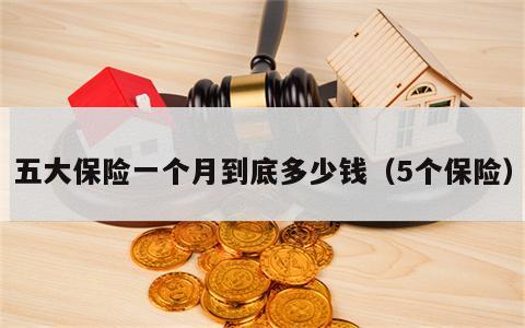 五大保险一个月到底多少钱（5个保险）