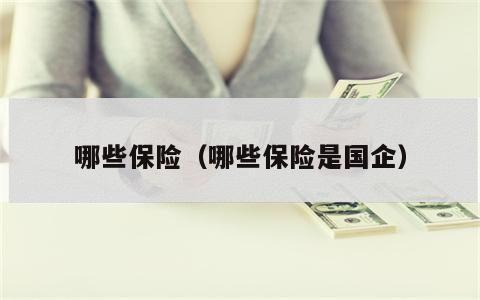 哪些保险（哪些保险是国企）