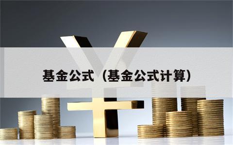 基金公式（基金公式计算）