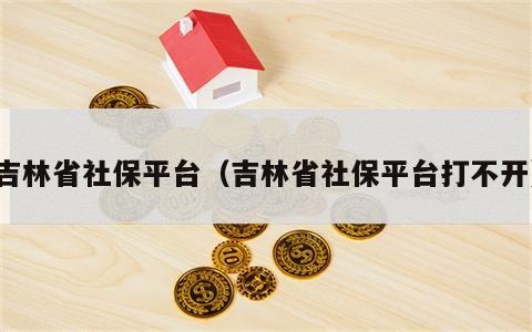 吉林省社保平台（吉林省社保平台打不开）