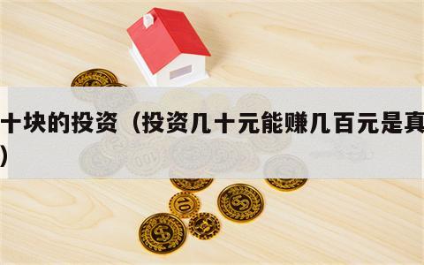 几十块的投资（投资几十元能赚几百元是真的吗）