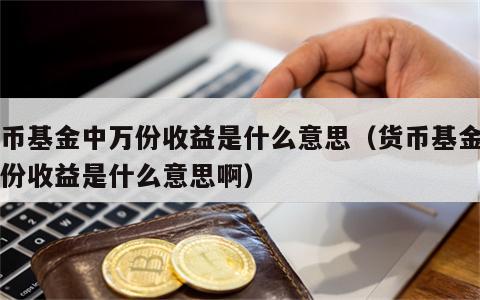 货币基金中万份收益是什么意思（货币基金中万份收益是什么意思啊）