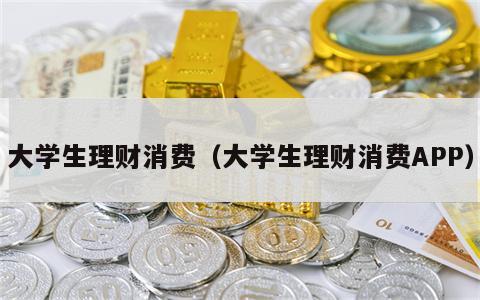 大学生理财消费（大学生理财消费APP）