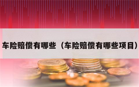 车险赔偿有哪些（车险赔偿有哪些项目）