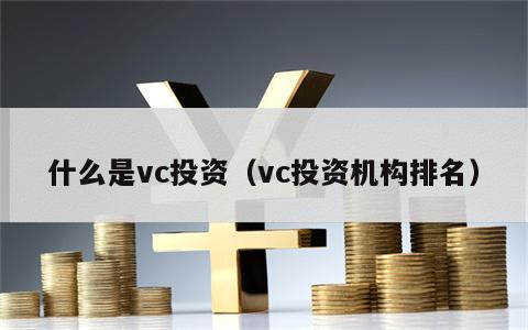 什么是vc投资（vc投资机构排名）