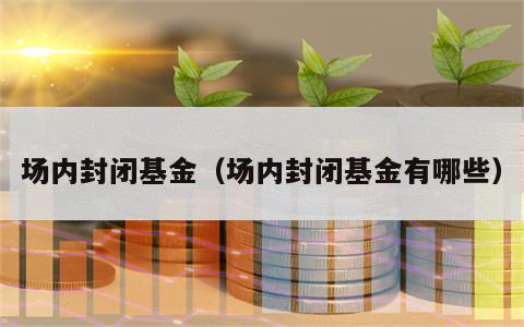 场内封闭基金（场内封闭基金有哪些）