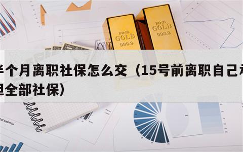 半个月离职社保怎么交（15号前离职自己承担全部社保）