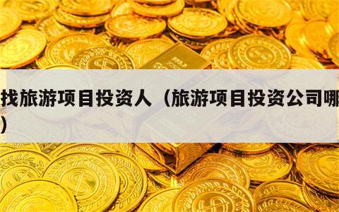 寻找旅游项目投资人（旅游项目投资公司哪里有）