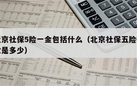北京社保5险一金包括什么（北京社保五险基数是多少）