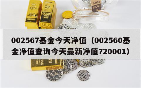 002567基金今天净值（002560基金净值查询今天最新净值720001）