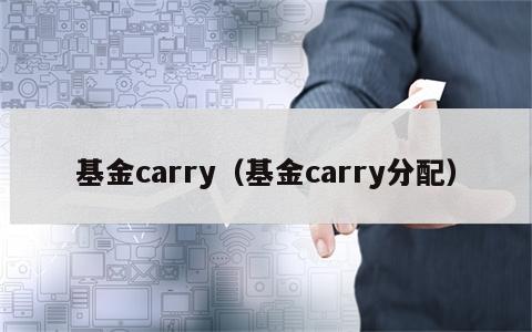 基金carry（基金carry分配）