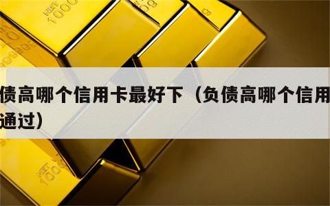 负债高哪个信用卡最好下（负债高哪个信用卡好通过）