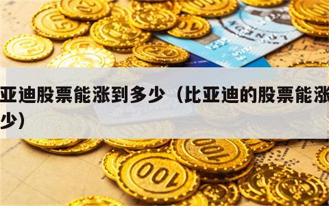 比亚迪股票能涨到多少（比亚迪的股票能涨到多少）