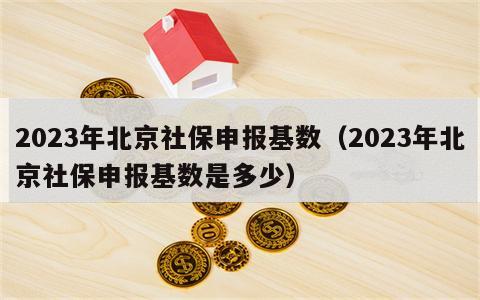 2023年北京社保申报基数（2023年北京社保申报基数是多少）