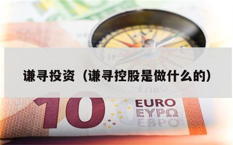 谦寻投资（谦寻控股是做什么的）