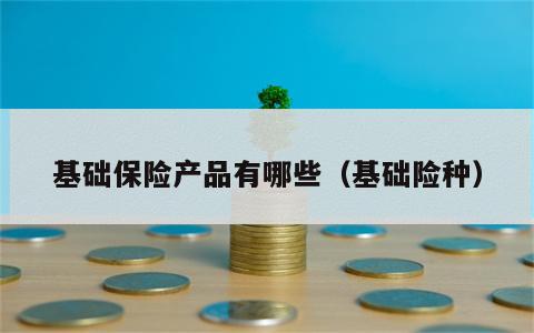 基础保险产品有哪些（基础险种）