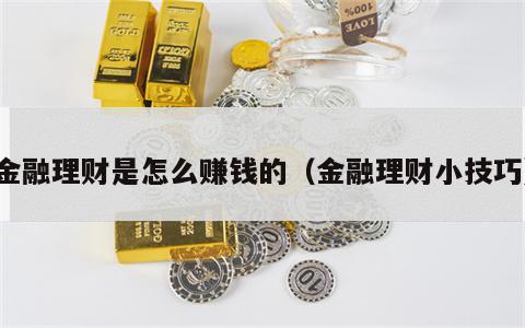 金融理财是怎么赚钱的（金融理财小技巧）