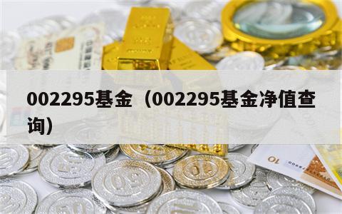 002295基金（002295基金净值查询）