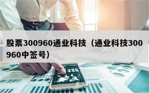 股票300960通业科技（通业科技300960中签号）