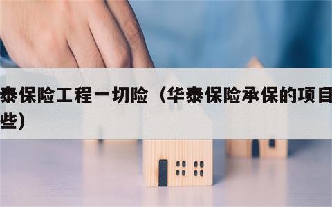 华泰保险工程一切险（华泰保险承保的项目有哪些）