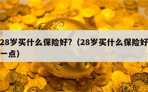 28岁买什么保险好?（28岁买什么保险好一点）