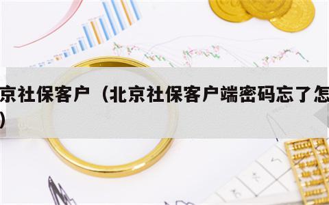 北京社保客户（北京社保客户端密码忘了怎么办）